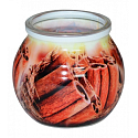 Admit Cinnamon dekoratívne aromatická sviečka v skle 80 g