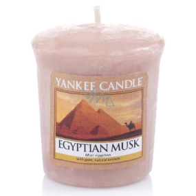 Yankee Candle Egyptian Musk - Egyptské pižmo vonná sviečka votívny 49 g