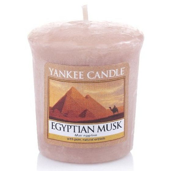 Yankee Candle Egyptian Musk - Egyptské pižmo vonná sviečka votívny 49 g