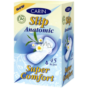 Carin Slip Anatomic Super Comfort Green Tea slipové vložky 45 kusov