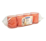 Madona Cintorínska sviečka bez viečka lisovaná červená, horí až 15 hodín, 4 x 55 g