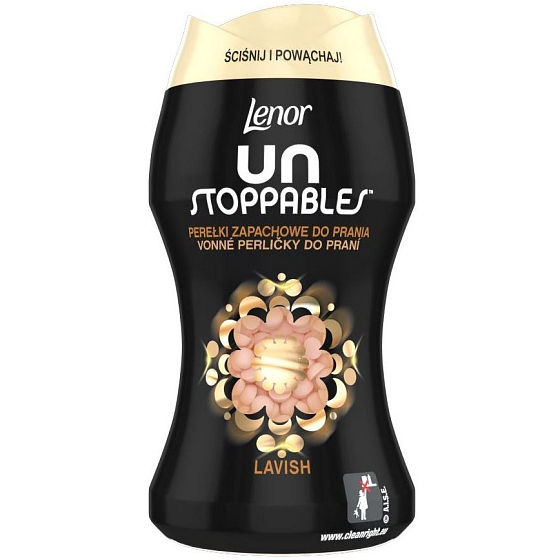 Lenor Unstoppables Lavish vonné perličky do práčky dodávajú prádlu intenzívnu sviežu vôňu až do ďalšieho prania 140 g
