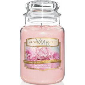 Yankee Candle Blush Bouquet - Ružová kytica vonná sviečka Classic veľká sklo 623 g