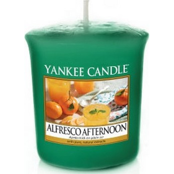 Yankee Candle Alfresco Afternoon - Alfresco popoludní vonná sviečka votívny 49 g