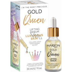 Marion Gold Queen Lifting Serum pleťové sérum s koloidné zlato-zemskú morskou vodou 20 ml