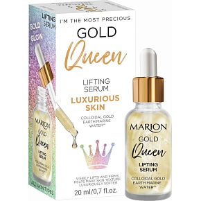 Marion Gold Queen Lifting Serum pleťové sérum s koloidné zlato-zemskú morskou vodou 20 ml