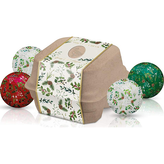 Baylis & Harding Moruša, Imelo a brusnica šumivý balistik do kúpeľa 4 x 120 g, kozmetická sada