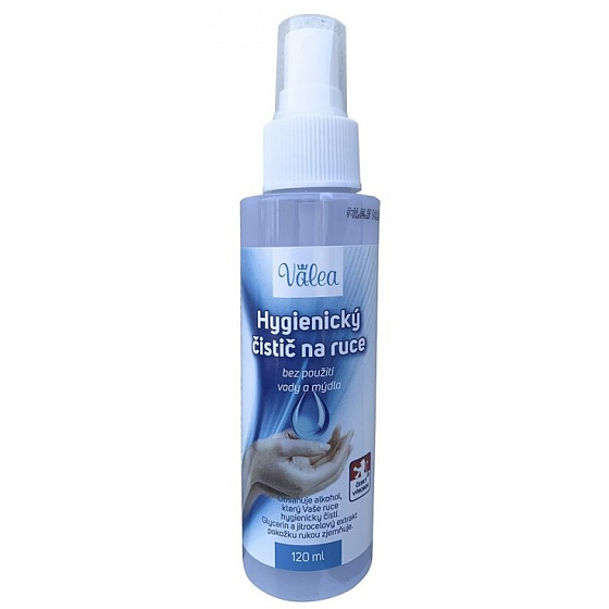Valea Hygienický antimikrobiálny čistič dezinfekcia na ruky sprej 120 ml
