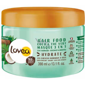 Lovea Kokos a zelený čaj 3v1 maska, kondicionér a leave-in na normálne a suché vlasy 390 ml