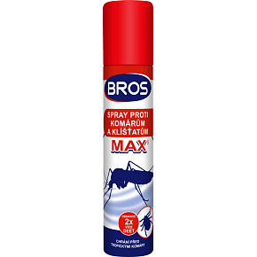 Bros Max sprej proti komárom a kliešťom, 90 ml