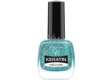 Golden Rose Keratin Nail Color Glitter lak na nechty 409 10,5 ml