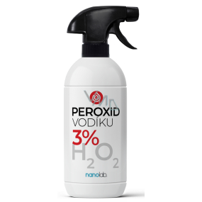 Nanolab Peroxid vodíka 3% sprej pre domácnosť 500 ml