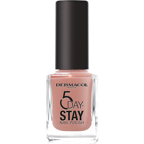 Dermacol 5 Day Stay dlhotrvajúci lak na nechty 50 Antique Rose 11 ml