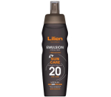 Lilien Sun Active Emulsion SPF20 Vodoodolná opaľovacia emulzia v spreji 200 ml