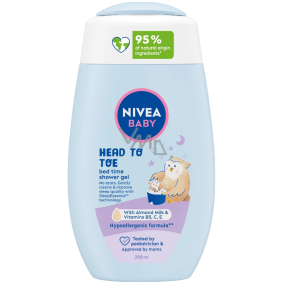 Nivea Baby Upokojujúci sprchový gél pred spaním 200 ml