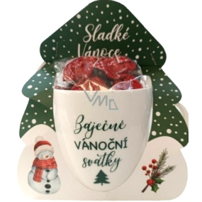 Albi Vianočný hrnček a pralinky 85 g Báječné vianočné sviatky 250 ml