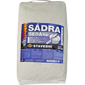 Uniflex sadra šedá, stavebná, 20 kg Uniflex sadra šedá, stavebná, 20 kg