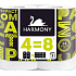 Harmony Compact 3vrstvový toaletný papier 4=8, 4 role, 34 m role