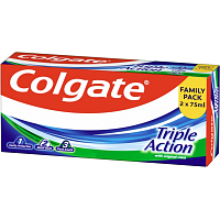 Colgate Triple Action zubná pasta 2x75 ml