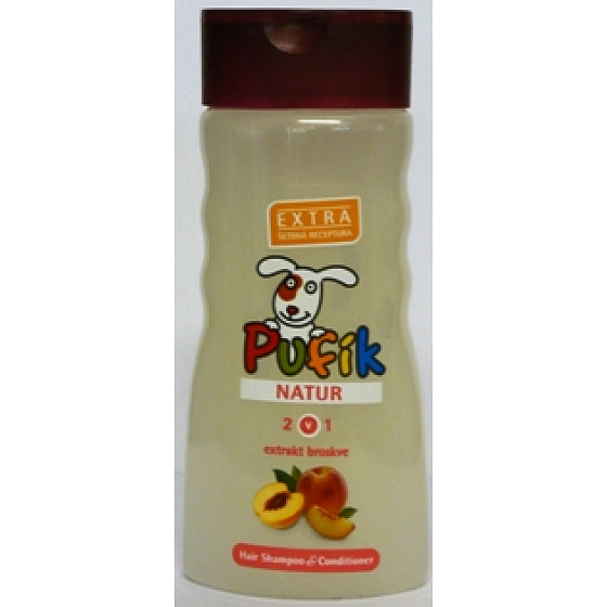 Mika Pufik Natur 2v1 kondicionér + šampón na vlasy pre deti 300 ml