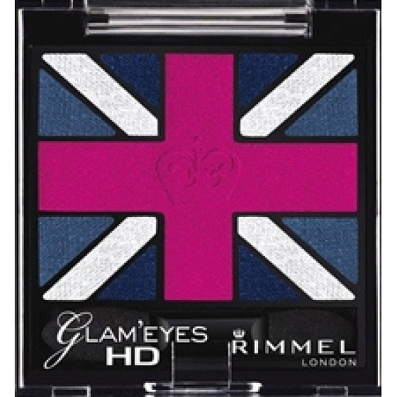 Rimmel London Glam Eyes HD Eyeshadow očné tiene 008 True Union Jack 2,5 g