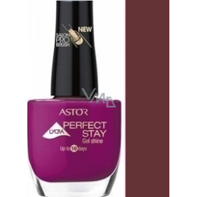 Astor Perfect Stay Gél Shine 3v1 lak na nechty 307 Red My Mood 12 ml