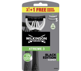 Wilkinson Xtreme 3 Black Edition holiaci strojček pre mužov 4 kusy