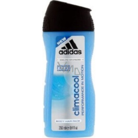 Adidas Climacool 3v1 sprchový gél na telo, tvár a vlasy pre mužov 250 ml