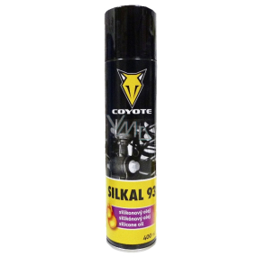 Coyote Silkal 93 silikónový olej mazivo na ložiská, čapy, elektrické a štartovacie zariadenia, bicykle sprej 400 ml