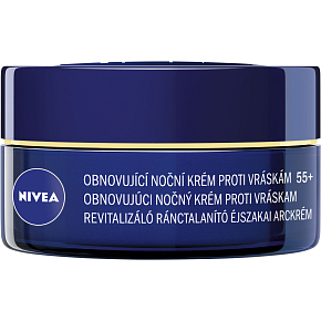 Nivea Anti-Wrinkle Revitalizing 55+ obnovujúci nočný krém proti vráskam, 50 ml Nivea Anti-Wrinkle Revitalizing 55+ obnovujúci nočný krém proti vráskam, 50 ml