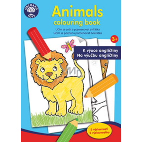 Ditipo Omaľovánky Zvieratká k výučbe angličtiny pre deti 3+ 24 strán