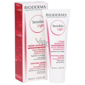 Bioderma Sensibio Light denný krém pre normálnu, citlivú a zmiešanú pleť 40 ml