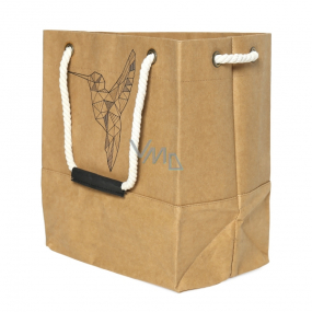 Albi Eko taška vyrobené z pratelného papiera s uchom - kolibrík 30 cm x 34 cm x 18 cm