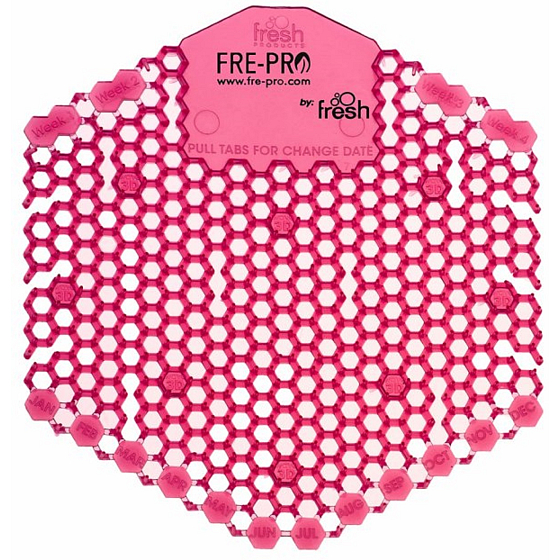 Fre Pre Wave 3D Kiwi a grapefruit vonné sitko do pisoára ružovej 2 kusy