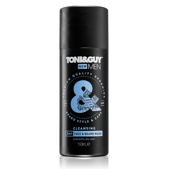 Toni & Guy Men 2v1 Face & Beard hydratačný šampón na tvár a fúzy 150 ml
