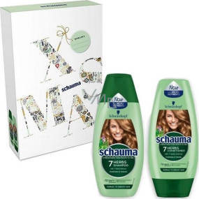 Schauma 7 byliniek kondicionér na vlasy 200 ml + šampón na vlasy 250 ml, kozmetická sada pre ženy