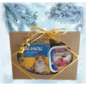 Canis Prosper Vianočný darčekový papierový box s pochúťkami pre psov 4
