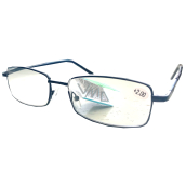 Berkeley Čtecí dioptrické brýle +4 černé kov 1 kus MC2086