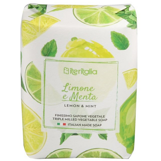 Iteritalia Limone e Menta Talianske toaletné mydlo 125 g