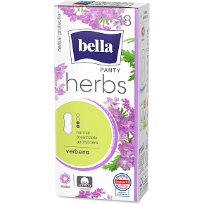 Bella Herbs Slip Verbena Deo Fresh slipové vložky intimky, 18 ks