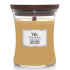 WoodWick Gilded Sands - Zlaté piesky vonná sviečka s dreveným knôtom a viečkom sklo stredné 275 g