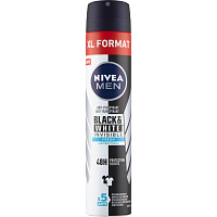 Nivea Men Black & White Invisible Fresh pánsky antiperspirant, 200 ml