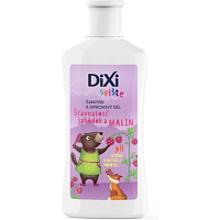 Dixi Svište šampón a sprchový gél jahoda a malina pre deti 100 ml