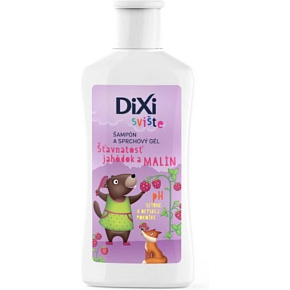 Dixi Svište šampón a sprchový gél jahoda a malina pre deti 100 ml