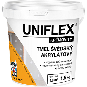 Uniflex akrylátový švédsky tmel 1,6 Kg