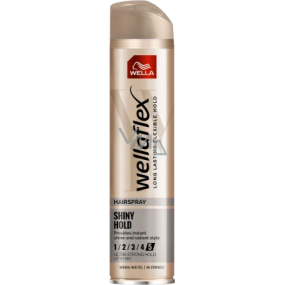 Wella Wellaflex Shiny Hold ultra silné spevnenie lak na vlasy 250 ml