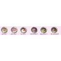 Dermacol Pearl Touch Eyeshadow vysoko trblietavé penové očné tiene 4,9 g odtieň 4