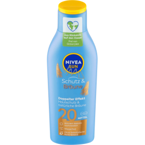 Nivea Sun Protect & Bronze OF20+ intenzívne mlieko na opaľovanie 200 ml