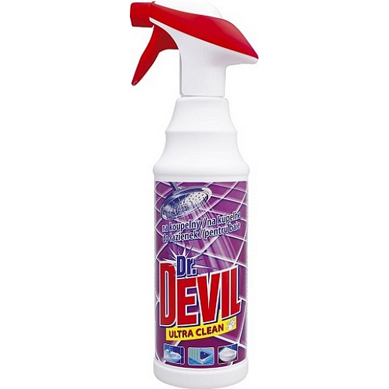Dr. Devil Ultra Clean tekutý čistiaci prostriedok na kúpelne 500 ml rozprašovač
