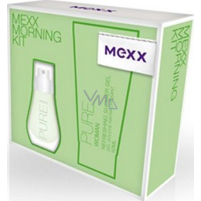 Mexx Pure Woman toaletná voda 15 ml + sprchový gél 50 ml, darčeková sada